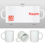 CSA mug with name